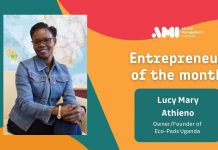 Athieno Mary Lucinda is changing girls’ lives one sanitary pad at a time