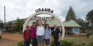 Explore the Famous Equator line mark at Kayabwe uganda equator